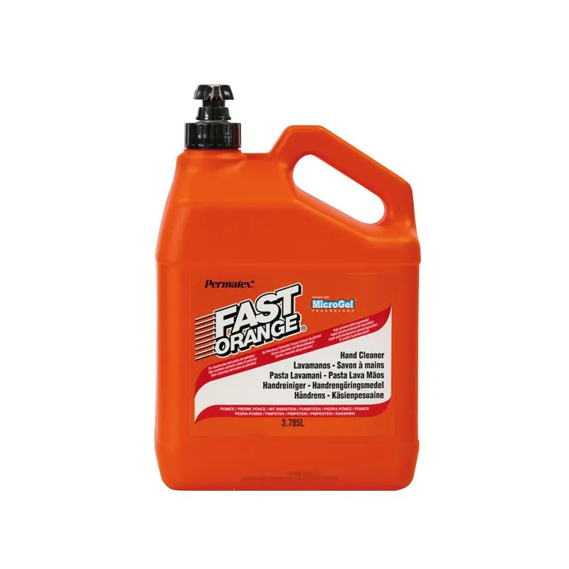 FAST ORANGE Savon microbilles - 3,785L PERMATEX 62-002