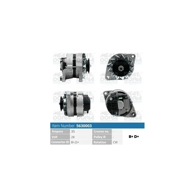 Alternateur MEAT & DORIA 5630003