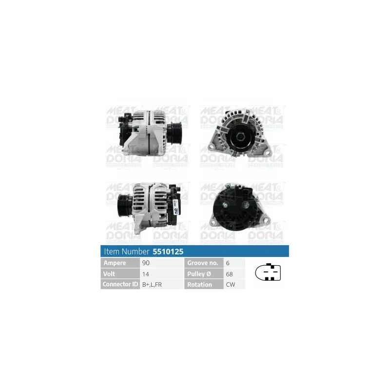 Alternateur MEAT & DORIA 5510125