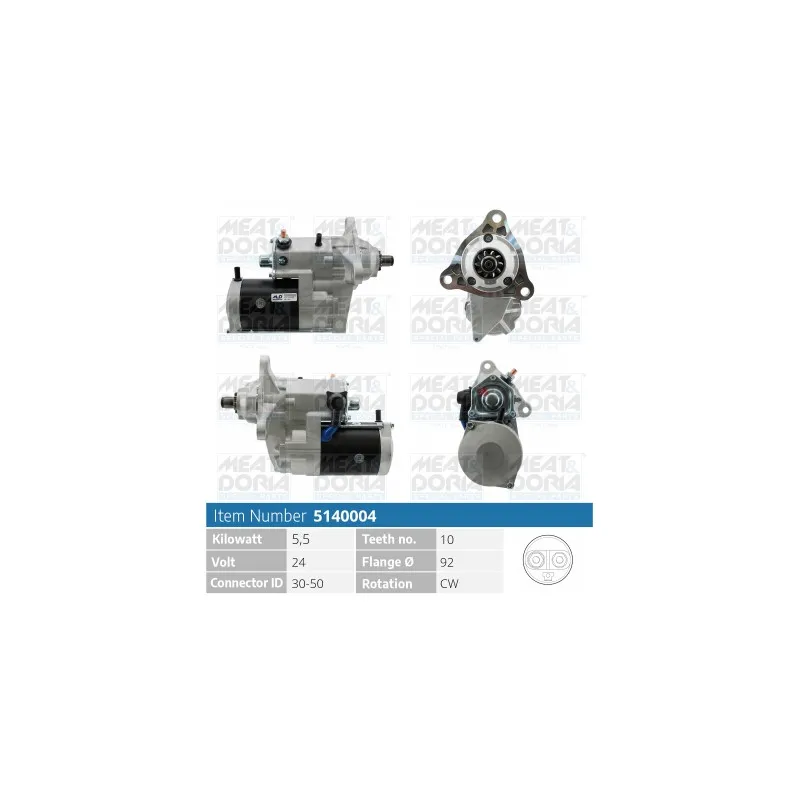 Démarreur MEAT & DORIA 5140004