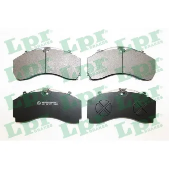 Jeu de 4 plaquettes de frein avant LPR