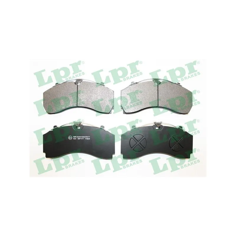 Jeu de 4 plaquettes de frein avant LPR 05P1777