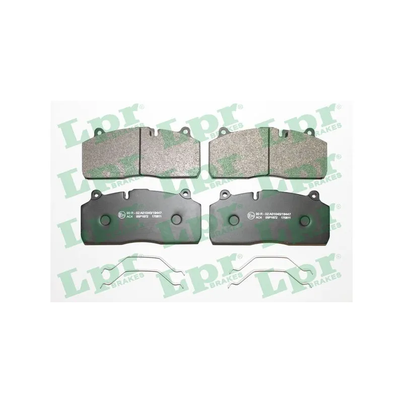 Jeu de 4 plaquettes de frein LPR 05P1872