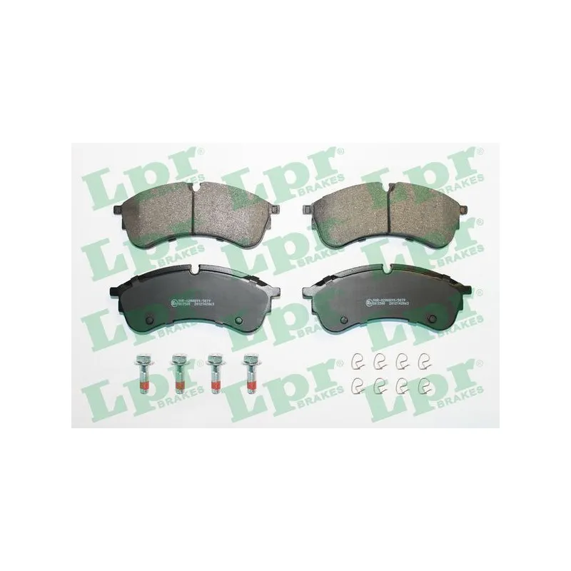 Jeu de 4 plaquettes de frein avant LPR 05P2063