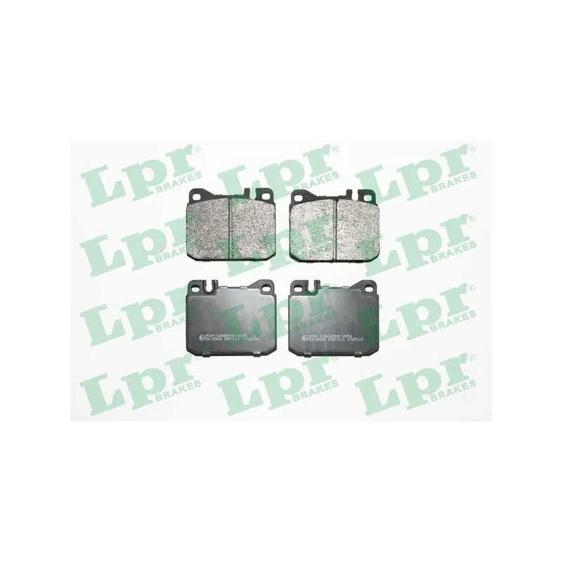 Jeu de 4 plaquettes de frein avant LPR 05P211