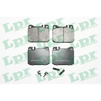 Jeu de 4 plaquettes de frein avant LPR