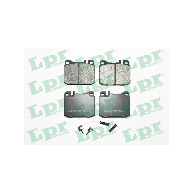 Jeu de 4 plaquettes de frein avant LPR 05P211A