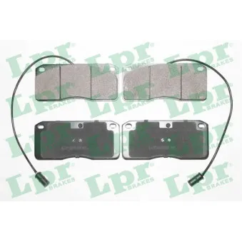 Jeu de 4 plaquettes de frein avant LPR