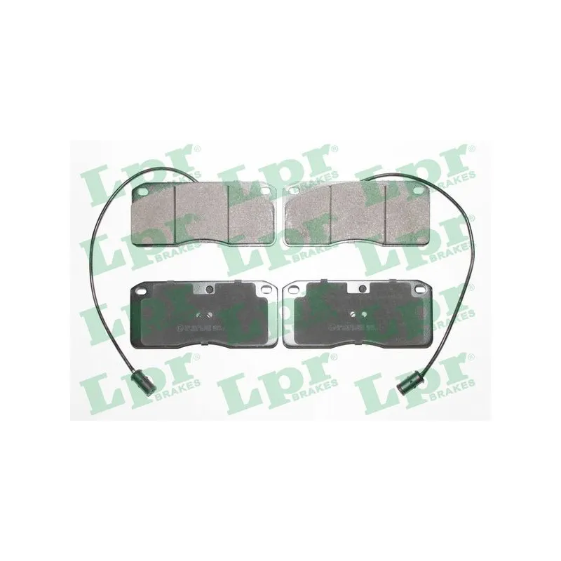 Jeu de 4 plaquettes de frein avant LPR 05P500