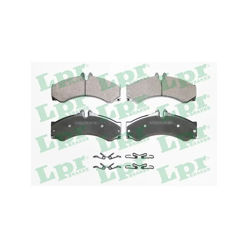 Jeu de 4 plaquettes de frein avant LPR 05P1517