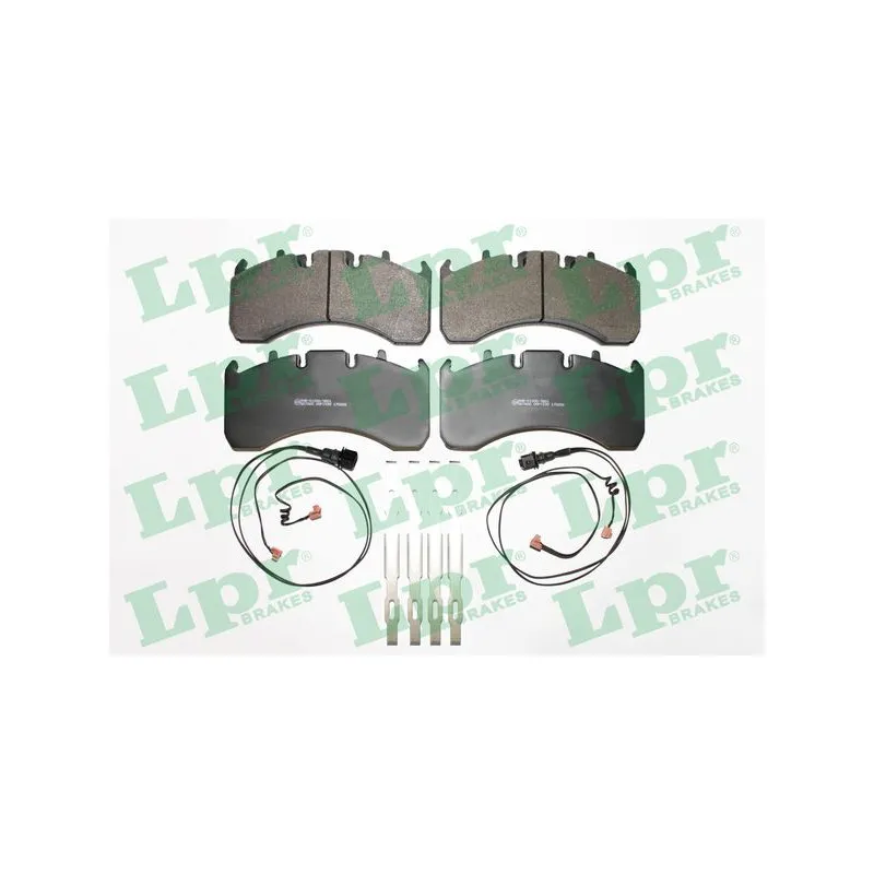 Jeu de 4 plaquettes de frein avant LPR 05P1539A