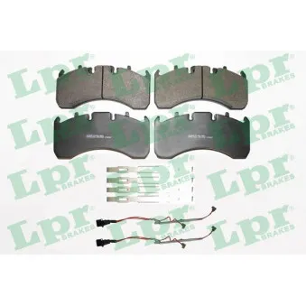 Jeu de 4 plaquettes de frein arrière LPR