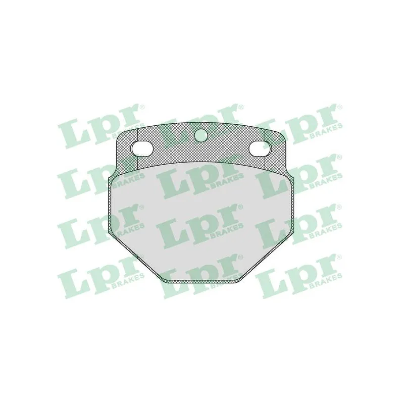 Jeu de 4 plaquettes de frein avant LPR 05P1540