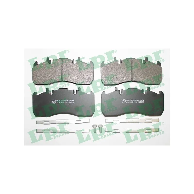 Jeu de 4 plaquettes de frein LPR 05P1492
