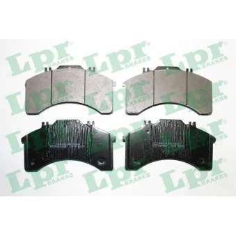 Jeu de 4 plaquettes de frein avant LPR
