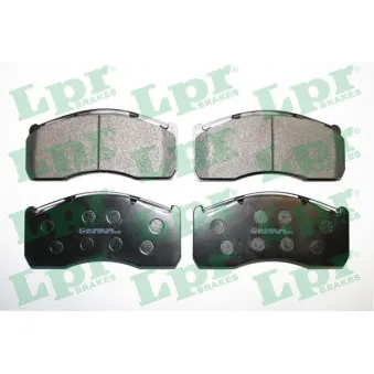 Jeu de 4 plaquettes de frein arrière LPR
