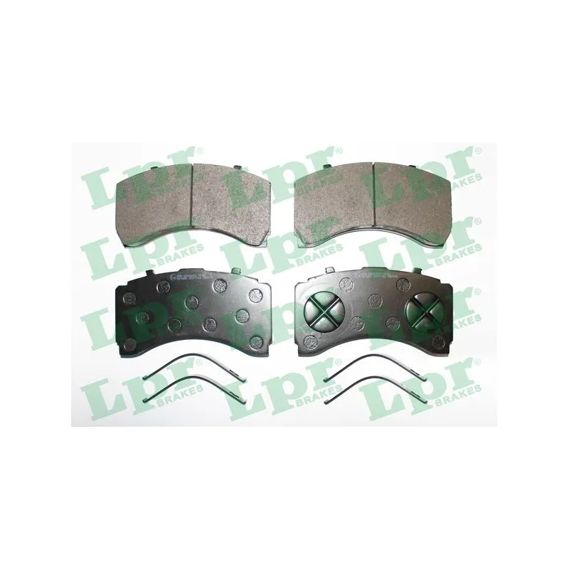 Jeu de 4 plaquettes de frein arrière LPR 05P1742