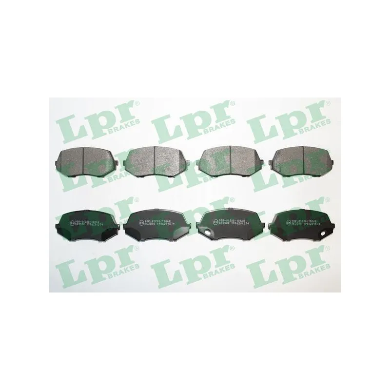 Jeu de 4 plaquettes de frein avant LPR 05P1574