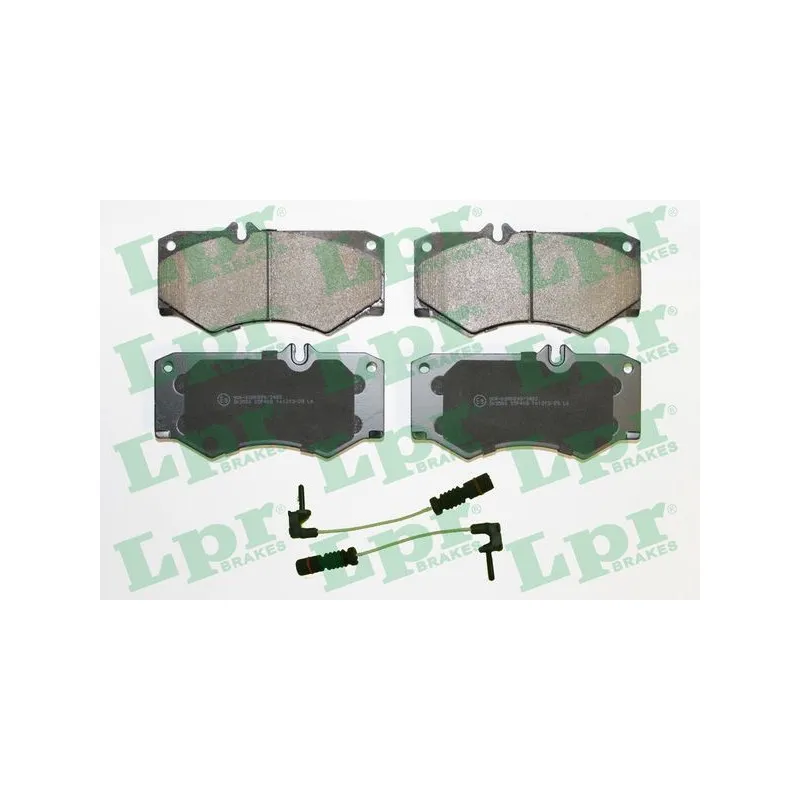 Jeu de 4 plaquettes de frein avant LPR 05P408A