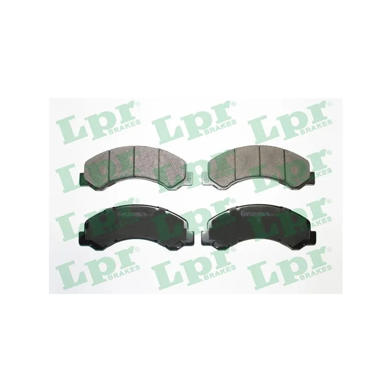 Jeu de 4 plaquettes de frein avant LPR 05P1064