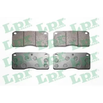 Jeu de 4 plaquettes de frein avant LPR