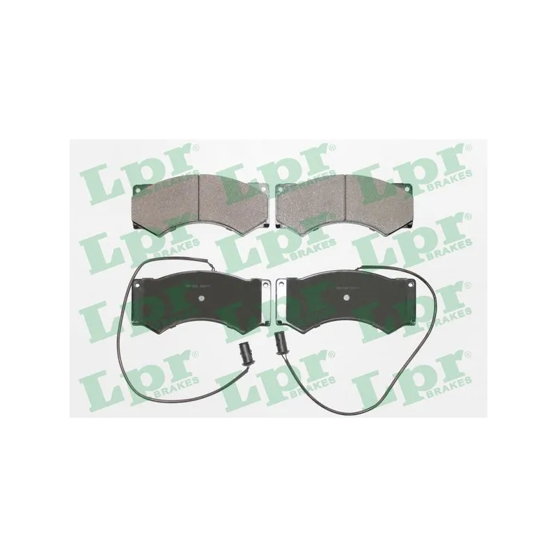 Jeu de 4 plaquettes de frein avant LPR 05P1143