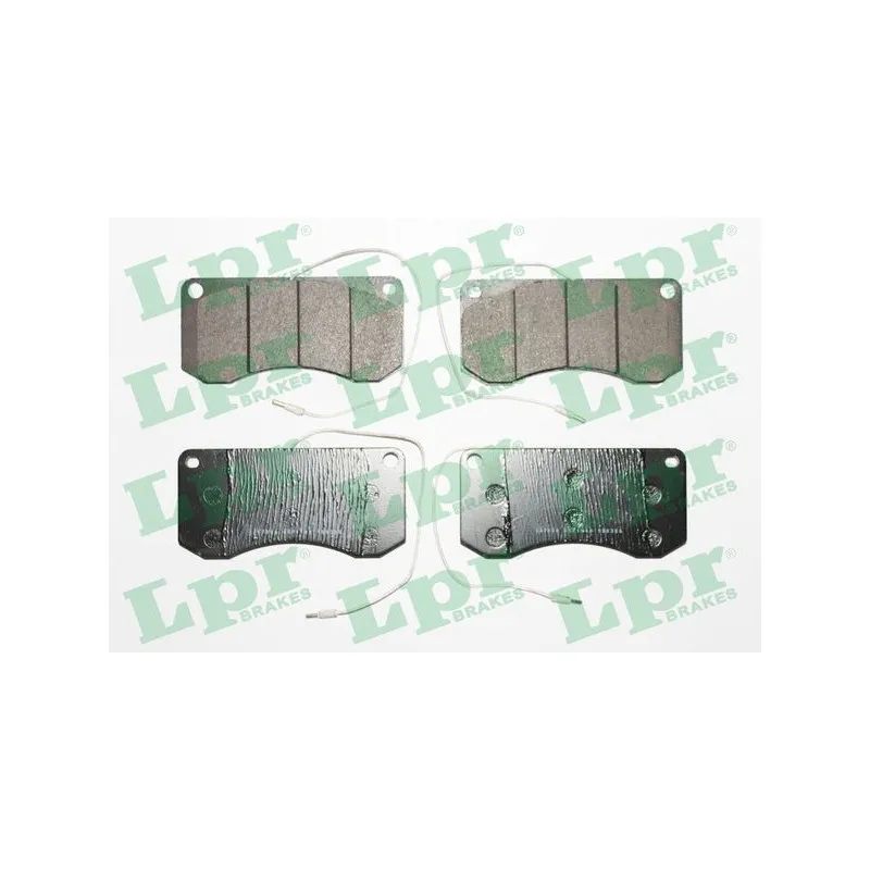 Jeu de 4 plaquettes de frein avant LPR 05P1148