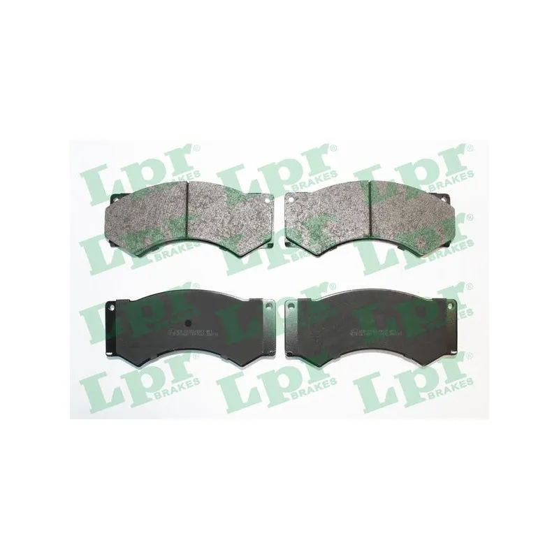 Jeu de 4 plaquettes de frein avant LPR 05P1142