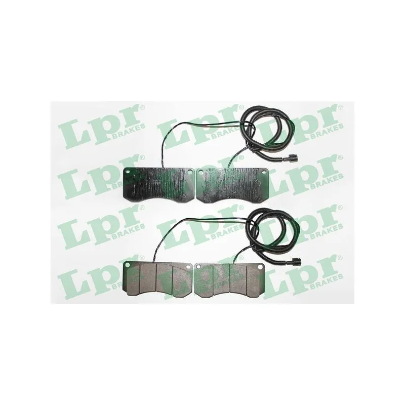 Jeu de 4 plaquettes de frein avant LPR 05P1160