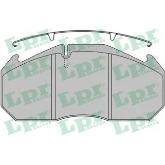 Jeu de 4 plaquettes de frein avant LPR