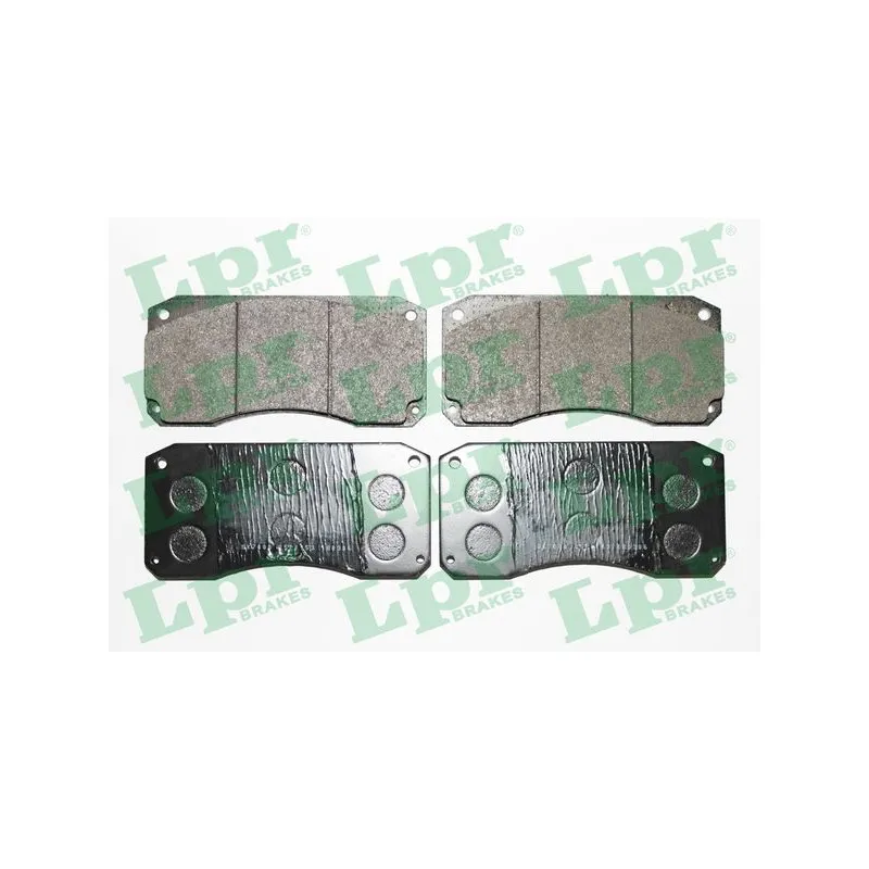Jeu de 4 plaquettes de frein avant LPR 05P1153