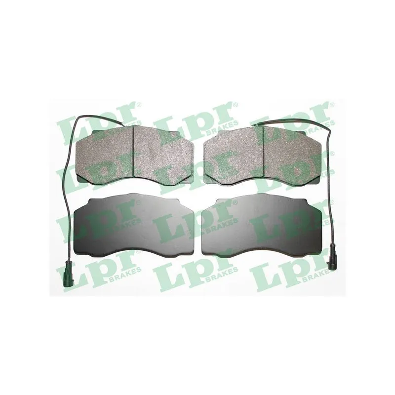 Jeu de 4 plaquettes de frein avant LPR 05P1159