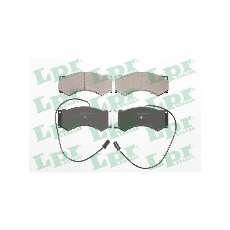 Jeu de 4 plaquettes de frein avant LPR 05P1155