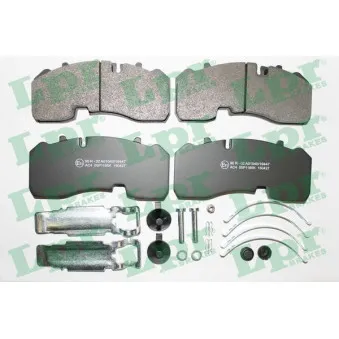 Jeu de 4 plaquettes de frein arrière LPR