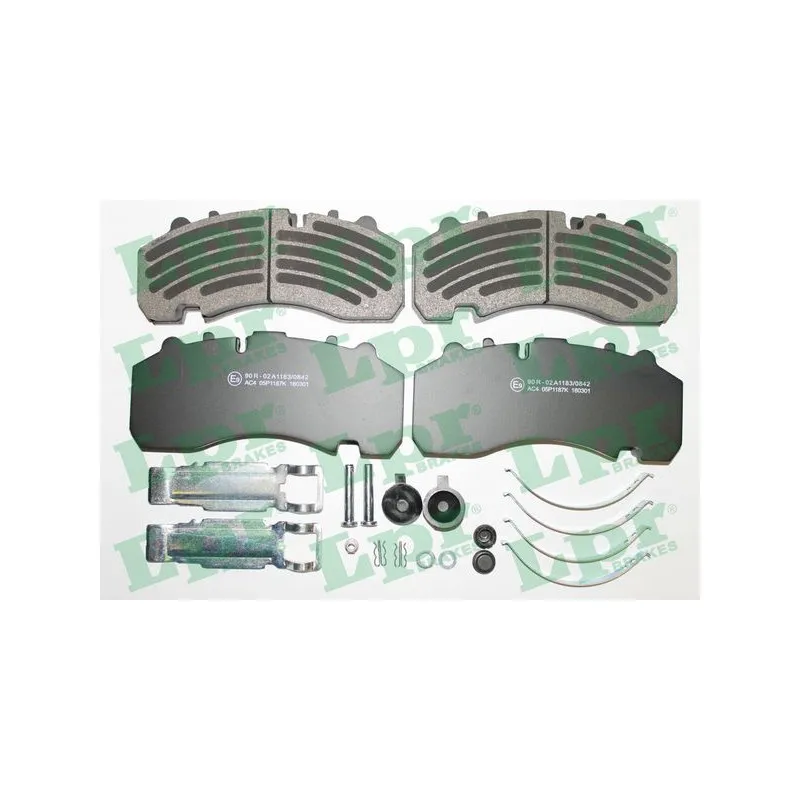 Jeu de 4 plaquettes de frein arrière LPR 05P1187K