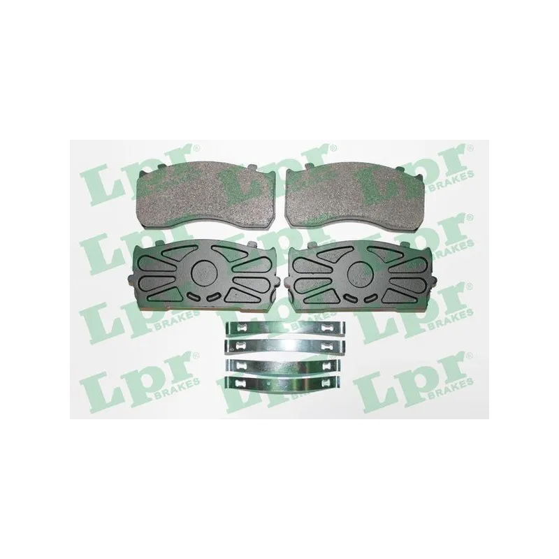 Jeu de 4 plaquettes de frein arrière LPR 05P1169