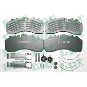 Jeu de 4 plaquettes de frein avant LPR