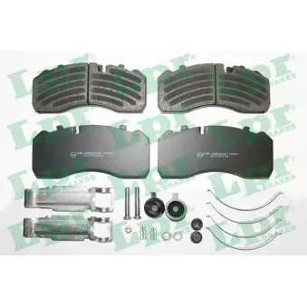 Jeu de 4 plaquettes de frein avant LPR