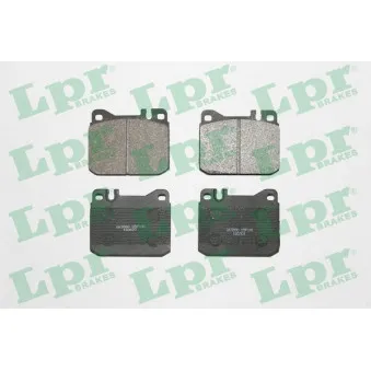 Jeu de 4 plaquettes de frein avant LPR