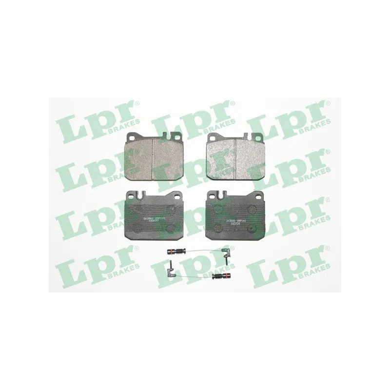 Jeu de 4 plaquettes de frein avant LPR 05P141A