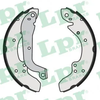 Jeu de mâchoires de frein LPR