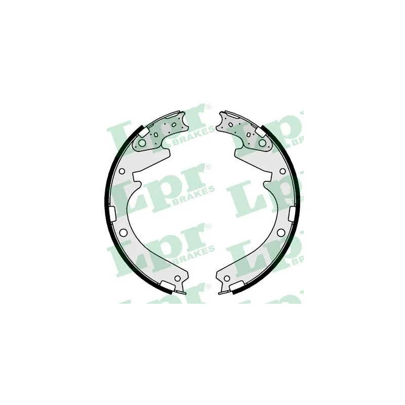 Jeu de mâchoires de frein LPR 01027