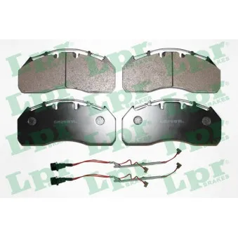 Jeu de 4 plaquettes de frein arrière LPR
