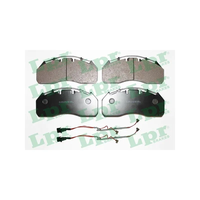 Jeu de 4 plaquettes de frein arrière LPR 05P1325A