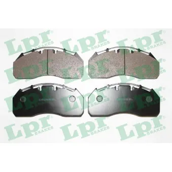 Jeu de 4 plaquettes de frein arrière LPR