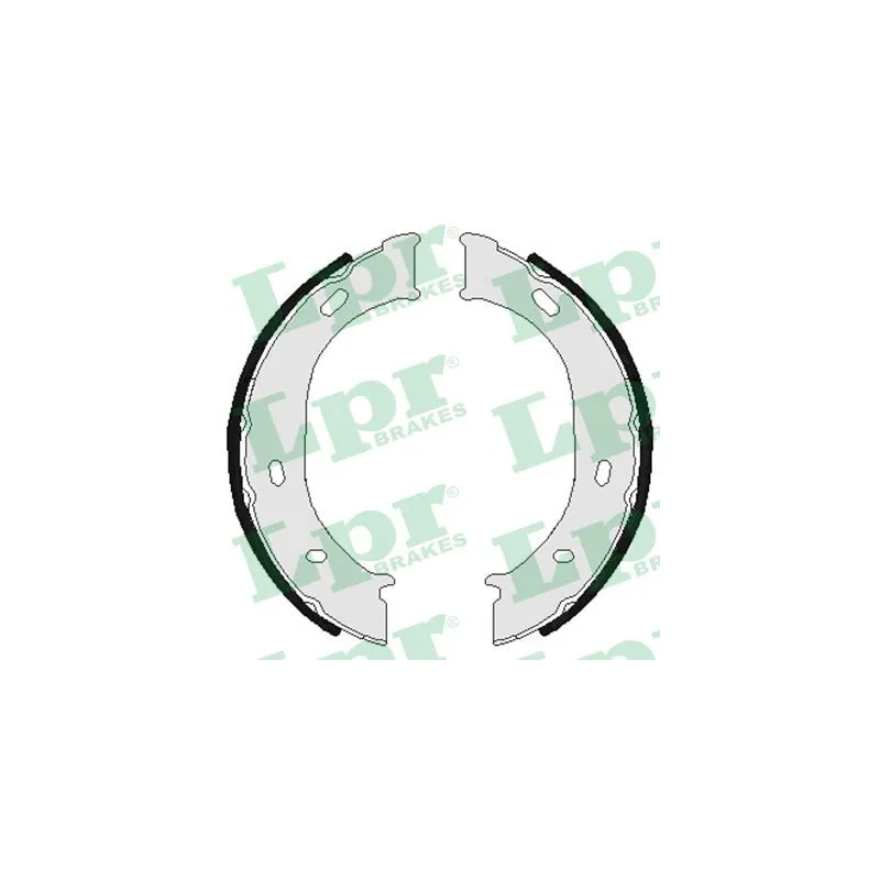 Jeu de mâchoires de frein, frein de stationnement LPR 07960