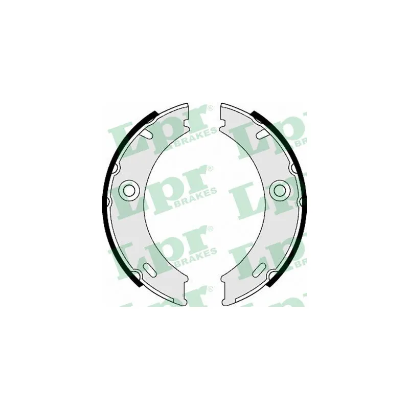 Jeu de mâchoires de frein, frein de stationnement LPR 07970