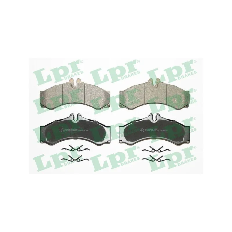 Jeu de 4 plaquettes de frein avant LPR 05P633