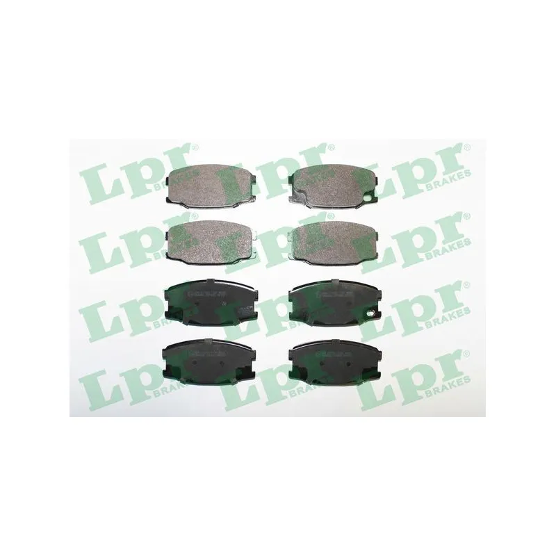 Jeu de 4 plaquettes de frein avant LPR 05P893