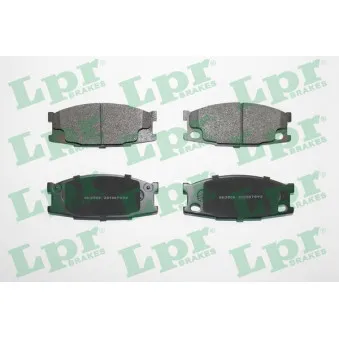 Jeu de 4 plaquettes de frein avant LPR
